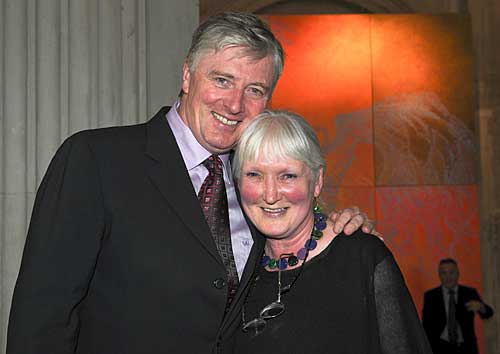Alice Leahy and Pat Kenny