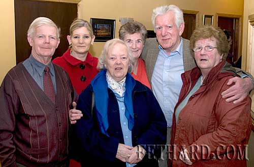 Photographed at the Augustinian Abbey party for helpers were L to R: Michael Fitzgerald, Geraldine McCarthy, Kathleen Kenny, Patricia Horan, Percy O'Flynn and Annie Connolly