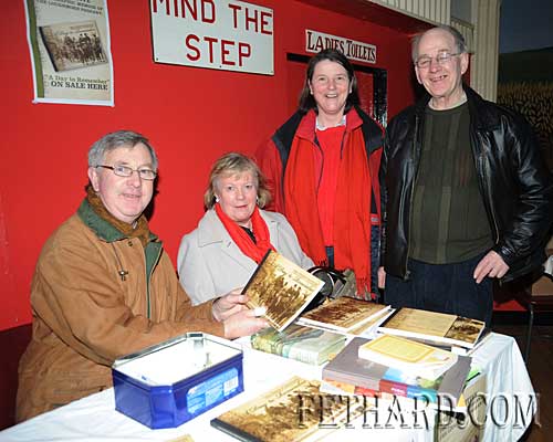 Photographed at the Tipperariana Book Fair in Fethard are L to R: Sean Gleeson, Eileen Ryan, Patricia Maher and Tom Cullagh selling this year
