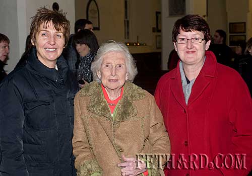 Photographed at the Annual Carol Service at Holy Trinity Church are L to R: Lynn Cummins, Suzanne Opray and Gemma Burke.