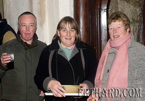 Photographed at the Annual Carol Service at Holy Trinity Church are L to R: Michael Kenrick, Heather Bailey and Mary Kenrick.
