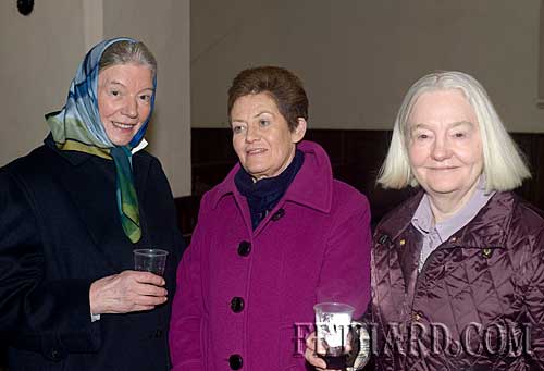 Photographed at the Annual Carol Service at Holy Trinity Church are L to R: Judy Butler, Diana Stokes and Caroline Palmer.