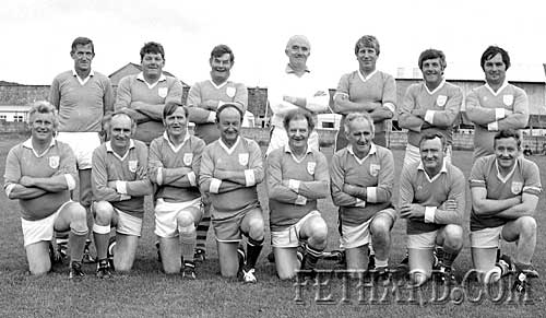 Fethard 1957 County Champions taking part in a Fethard Festival Challenge Game game in 1985: Front: Pat Woodlock, Jimmy O'Shea, Sean Connolly, Cly Mullins, Seamus Hackett, Jimmy McCarthy, Pat Ryan, Frank Coffey.  Back: Liam Connolly, Liam McCarthy, Jim Williams, Tony Newport, Ned Sheehan, Sean Moloney, Christy Aylward.
