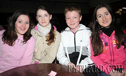 Cloneen National School quiz team L to R: Rebecca Hearne, Sophie Lovi, Camery Moynihan and Aisling Hayes.