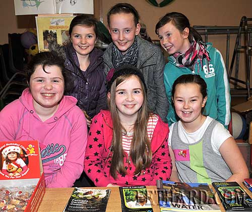 Helping at the Fairtrade stall at Nano Nagle National School were Back L to R: Ciara Hayes, Rachel O'Meara, Lesley Anne Prendergast. Front L to R: Jade Callanan, Sadhbh Horan and Sandra Needham.
