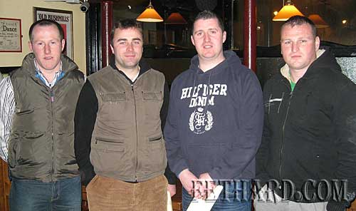 Photographed after Fethard GAA annual general meeting held in the Tirry Community Centre are L to R: Miceál Spillane, Damien Byrne, Shane Kenny and Tomás Keane.