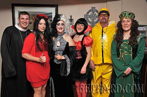 Photographed at the Halloween Party at Gaule's Bar, Fethard, were L to R: Niamh Bergin, Liam Grant, Gabrielle Doherty, Annette Connolly, Olive Gaule, Sonny Gaule and Rita Gaule. 