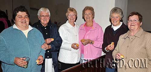 Photographed at the Harvest Festival in Fethard last Sunday were Back L to R: Rose McCarthy, Margaret O'Connell, Phill Wyatt, Mary Hanton, Rosemary Ponsonby and Ann Gleeson.