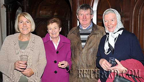 Photographed at the Harvest Festival in Fethard last Sunday were Back L to R: Thelma Griffith, Diana Stokes, Larry Kenny and Jenny Butler.