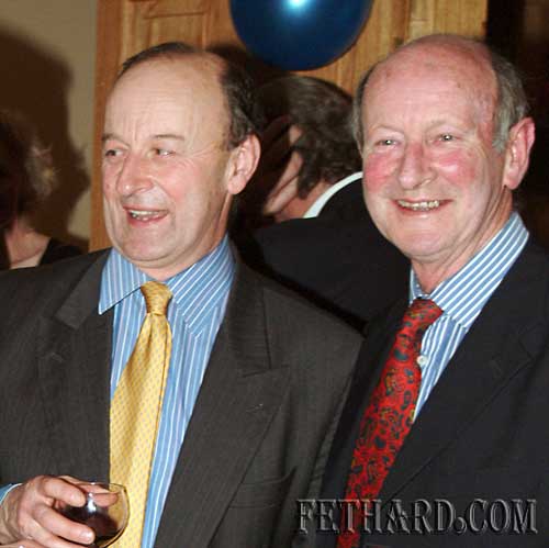 Photographed at the Tipperary Hunt Pony Club 50th Anniversary Reunion Party at Slievenamon Golf Club were L to R: John Watson and Andrew Healy