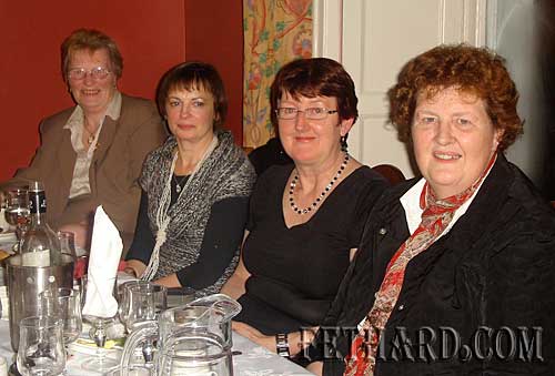 Photographed at the Knitting Club's Christmas Dinner were L to R: Margaret Carrick, Teresa Fehilly, Gemma Burke and Helen O'Keeffe