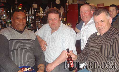At the table quiz in Butlers in aid of the 'Missing in Ireland' support service were L to R: Joe Ryan, Liam Daly, John Pollard and William Breen