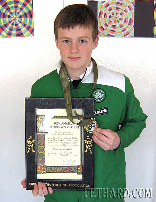 Jack Connolly won two All Ireland Boxing titles during the year and is now training with the youth international squad