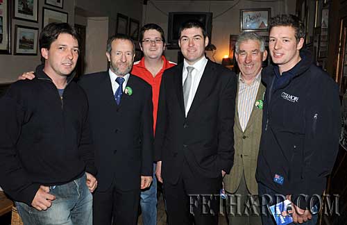 L to R: Vinny Murphy, Sean Kelly, Eoin Whyte, Cllr Jimmy O'Brien, Michael O'Dwyer and Padraig Kelly.