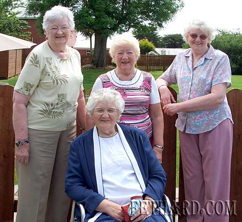 Four Evans sisters pictured relaxing at Slievenamon Golf Club. The sisters are daughters of the late Garda Dan Evans from Congress Terrace, Fethard. L to R: Annie (O'Brien), Noreen Evans, Agnes Evans and in front Maura (Trehy).