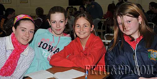 Taking part in the Fethard Patrician Presentation Parents Association Table Quiz were L to R: Kate O'Donnell, Kate Quigley, Hanna Tobin and Jennifer Rice.