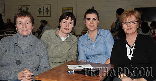 Taking part in the Fethard Patrician Presentation Parents Association Table Quiz were L to R: Teresa Hurley, Marguerite Dalton, Jayne Sparrow and Marie Leahy.