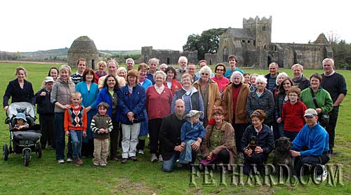 Members of Fethard Historical Society photographed on their visit to Kilcooley Abbley last weekend