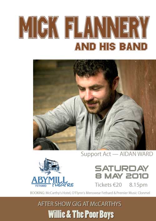 Mick Flannery Poster