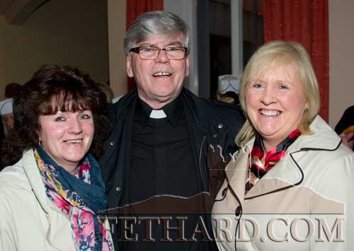 Photographed at the Presentation Sisters 150th Anniversary Celebrations in Fethard are L to R: Mary (Mullins) O'Dwyer, Canon Tom Breen P.P. and Geraldine Mullins
