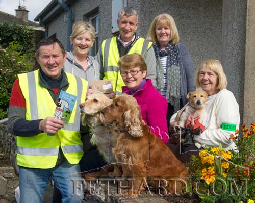 Photographed at the launch of Fethard Tidy Towns 'Green Dog Walkers' campaign at Fethard Tirry Community Centre are Back L to R: Geraldine McCarthy (Supervisor Fethard Day Care Centre ), Eamon Kennedy (Fethard Tidy Towns), Joan O'Donohoe (Supervisor Fethard Community Employment Scheme). Front L to R: Joe Keane (Chairman Fethard Tidy Towns), dog owners Margaret Walsh and Thelma Griffith.