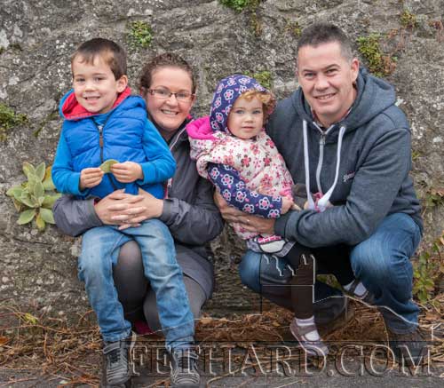 Daniel, Marguerite, Nessa and Stephen Gleeson, Fethard, photographed at the Opening Meet