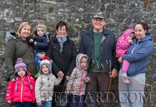 Jenny and Jim Fogarty photographed with family members at the Opening Meet in Fethard
