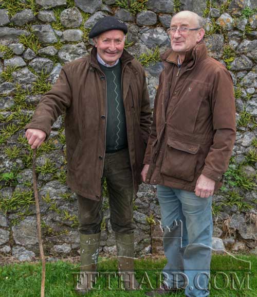 L to R: Tony Purcell and Willie O'Donnell photographed at the Opening Meet in Fethard