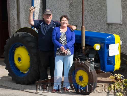 Seamus and Margaret Dorney showing their true colours for this year's All-Ireland Senior Hurling final between Tipperary and Kilkenny on Sunday, September 7.