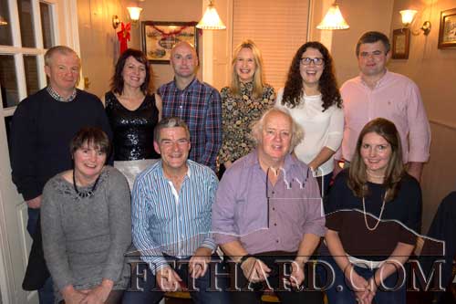 Photographed at Fethard Athletic Club's Christmas Dinner at McCarthy's are Back L to R: Brian Sheehy, Aine Doocey, Fran Tyrrell, Gwen Cooke, Elaine Daly, David Guiry. Front L to R: Noreen Sheehy, Bernard Feery, Miceál McCormack and Nicola Guiry.