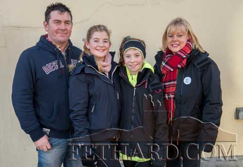 Photographed at the Goal Run in Fethard were L to R: Richie, Ciara, Aoife and Jackie Horan.
