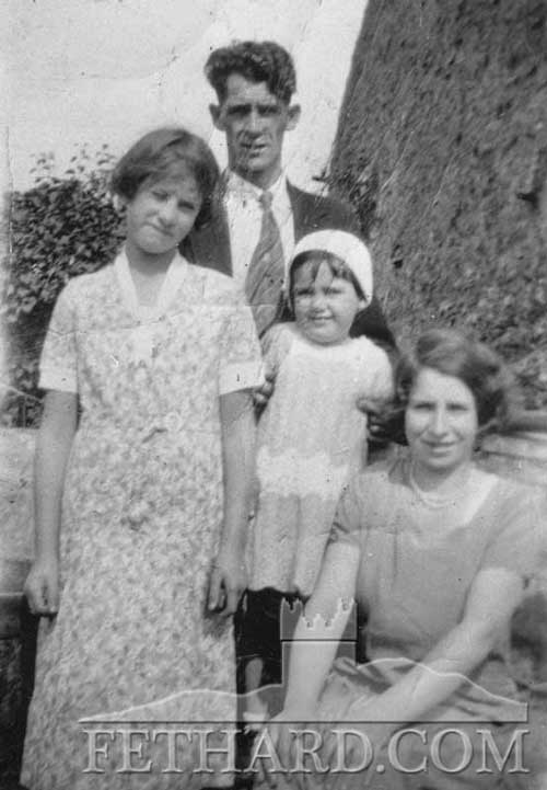 Maggie, Harry and Catherine Sayers and Annie (Sayers) Dalton, Maggie's sister.
