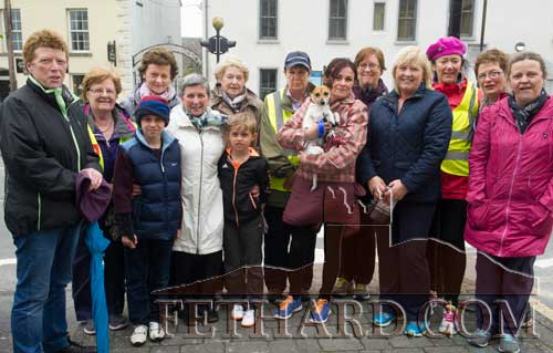 Some of the participants that took part in the Sponsored Walk for the Fethard Lourdes Invalid Fund last Sunday morning in Fethard