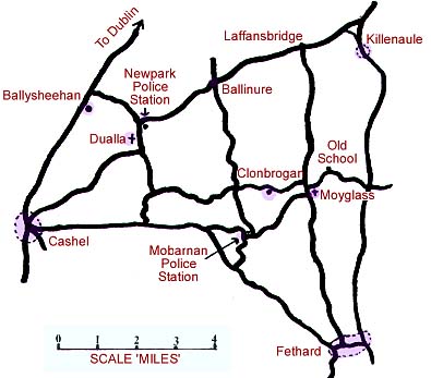 John 'Red' Kelly's Tipperary map