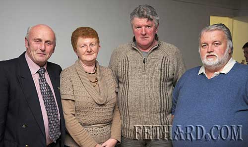 Photographed at the presentation of this year's Tipperariana Book of the Year in the Abymill, organised by Fethard Historical Society are L to R: Bat O'Dea, Bridget O'Dea, Rory Walsh and Brendan Kenny.