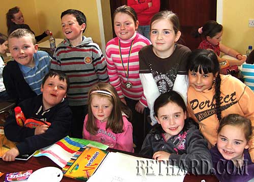Some of the competitors from the Fethard Killusty Community Games area who competed at the County Finals of Tipperary Community Games Art competition in Gortnahoe on Saturday last. Back L to R: Matthew Burke, Conor Harrington, Larissa Clancy, Sadbh Horan, Roisín McDonnell who won a bronze medal Under-10. Front L to R: Gavin Mullally, Jennifer Phelan, Sarah Slattery and Ciara Connolly.