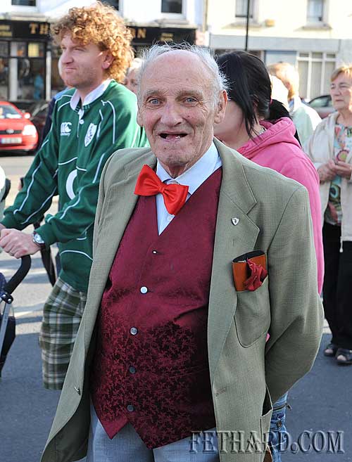Gus Maher photographed at the Corpus Christi Procession in Fethard on Sunday last. Gus never fails to miss coming back to Fethard for the annual procession.