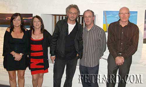 Pictured at the launch of the Granary Art Exhibition: l to r: sisters Anne & Maria Finnegan, artists, James Power, Artistic Director, Stagemad Theatre Company; Mick Flavin, artist; Joe Fogarty, artistPictured at the launch of the Granary Art Exhibition: l to r: sisters Anne & Maria Finnegan, artists, James Power, Artistic Director, Stagemad Theatre Company; Mick Flavin, artist; Joe Fogarty, artist