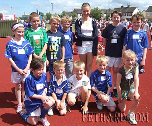 Fethard athletes photographed at the Community GAmes finals in Templemore.
