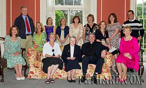 Nano Nagle National School staff members and Board of Management photographed at their function marking the retirement of Sr. Maureen Power, School Principal for the last thirty years. Back L to R: Joe Burke, Ann Marie Harty, Denise Meehan, Rita Kenny, Mary Hanrahan, Ann Darcy, Lorraine DeLacey, Carmel Kiely, Willie Ryan. Front L to R: Margaret Gleeson, Maureen Maher (vice-principal), Sr. Maureen Power (principal), Canon Tom Breen P.P. and Peg McGarry.