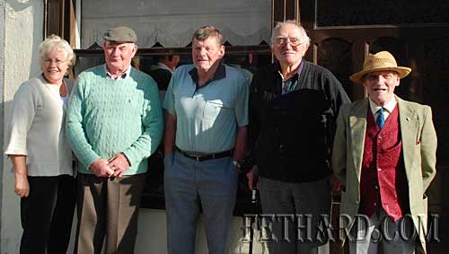 Photographed at the Corpus Christi Procession last Sunday 6th June in Fethard are L to R: Kay Williams, Jim Williams, Liam McCarthy, Tony Newport and Gus Maher.