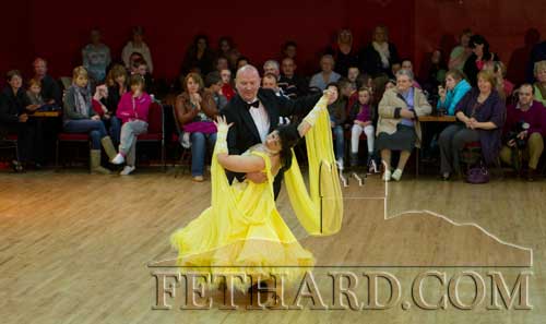 Marina Mullins and Pat Casey dancing the 'show dance' waltz