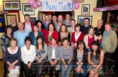 Monica Wade, nee Butler, originally from Crohane, Killenaule, photographed with her daughter Louise, relatives and friends, on the occasion of her 80th birthday celebrated in Butler's Bar, Fethard, on Wednesday 1st June.