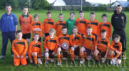 Moyglass Under-12 team who were undefeated all year in the Tipperary Schoolboys Divisional League. which is a fantastic achievement. Well done lads!