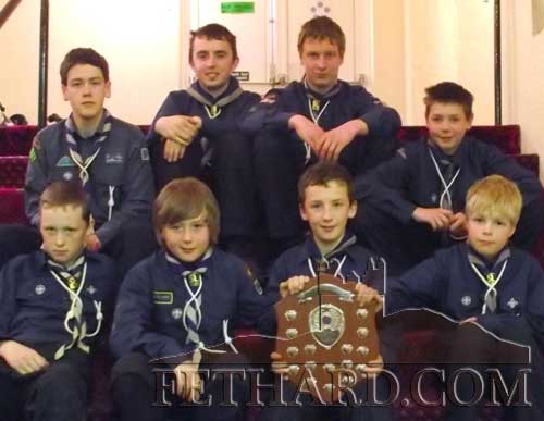 Fethard scouts who won the cooking competition at the annual County Shield Competition 