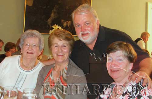 Photographed at Fethard Bridge Club's 'President Prize' dinner are L to R: Annie O'Brien, Nell Broderick, Brendan Kenny and Carol Kenny.