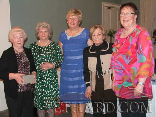 Photographed at Fethard Bridge Club's 'President Prize' are L to R: Noreen Evans, Rose Lonergan, Ann O'Dea, Breda Walsh and Frances Burke.