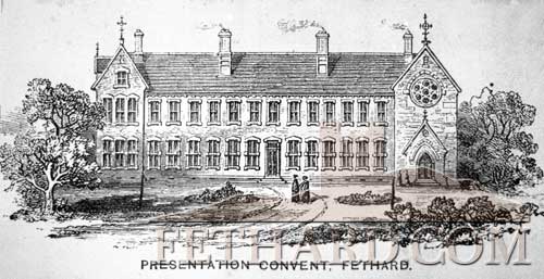 An artists impression of Presentation Convent in Fethard before the foundation stone was laid in 1869. The Presentation Sisters moved from Main Street to their new home on May 13, 1871.