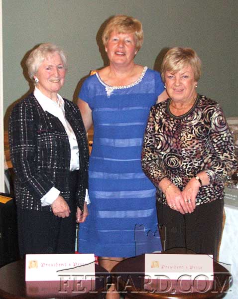 President's Prize winners L to R: Kay St. John, Ann O'Dea (President Fethard Bridge Club) and Rita Kane