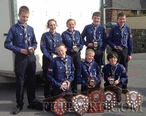 Fethard Scouts after winning the coveted County Shield Competition